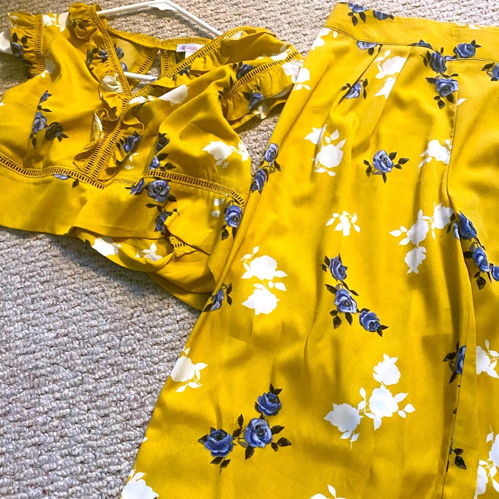 Yellow co-ord set🌼